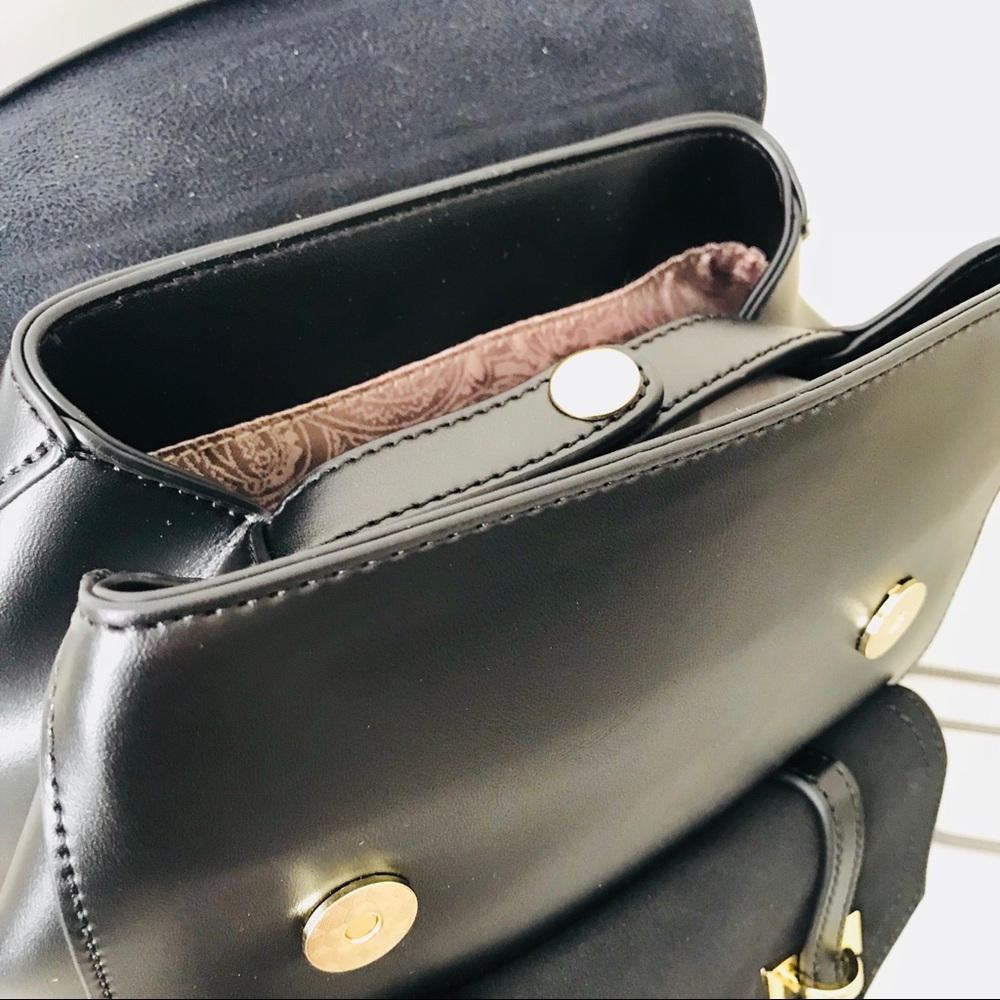 Mini Suede Leather Backpack - Picture 3 of 6